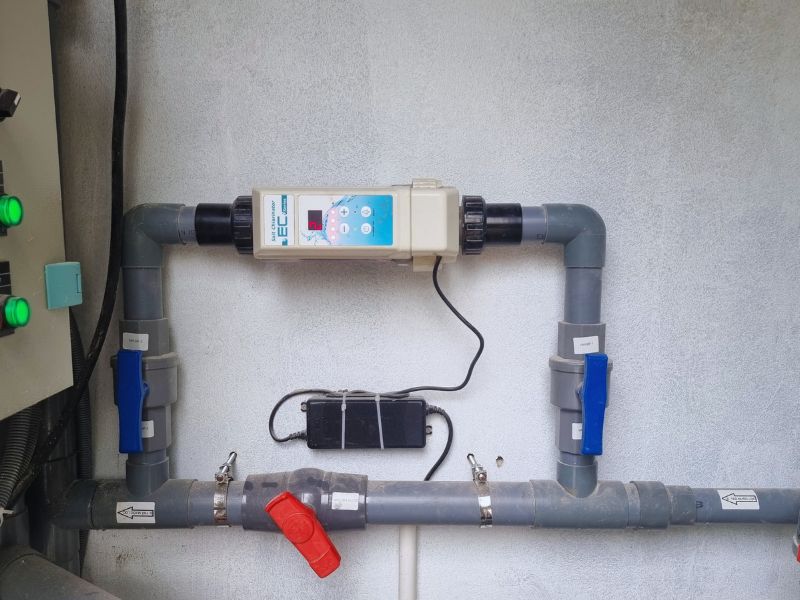 Bộ điện phân muối bể bơi EC 