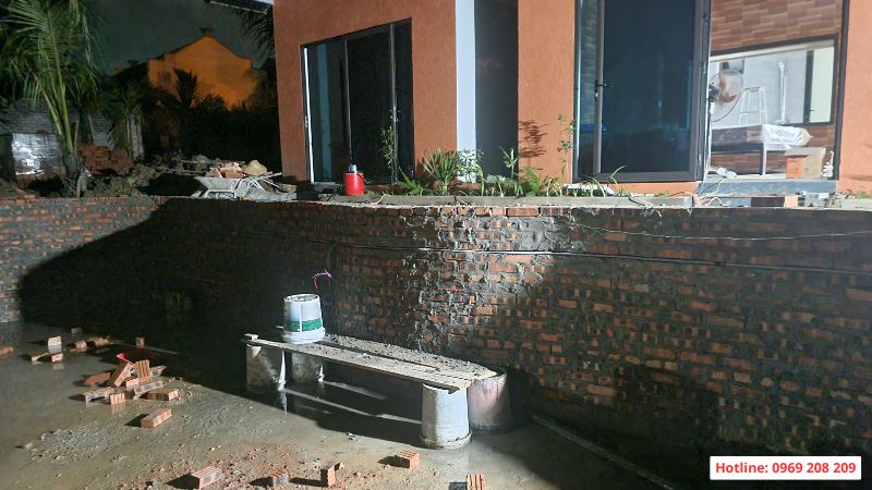 Thi công bể bơi tại Ninh Bình trọn gói, chuyên nghiệp, tối ưu chi phí Thi côn bể bơi homestay tại Tràng An, Ninh Bình
