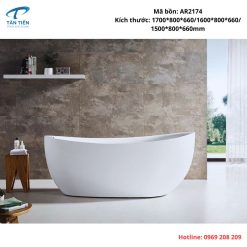 Bồn tắm ngâm Ares AR2174