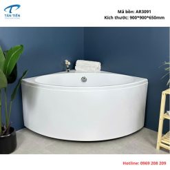 Bồn tắm ngâm đặt góc AR3091