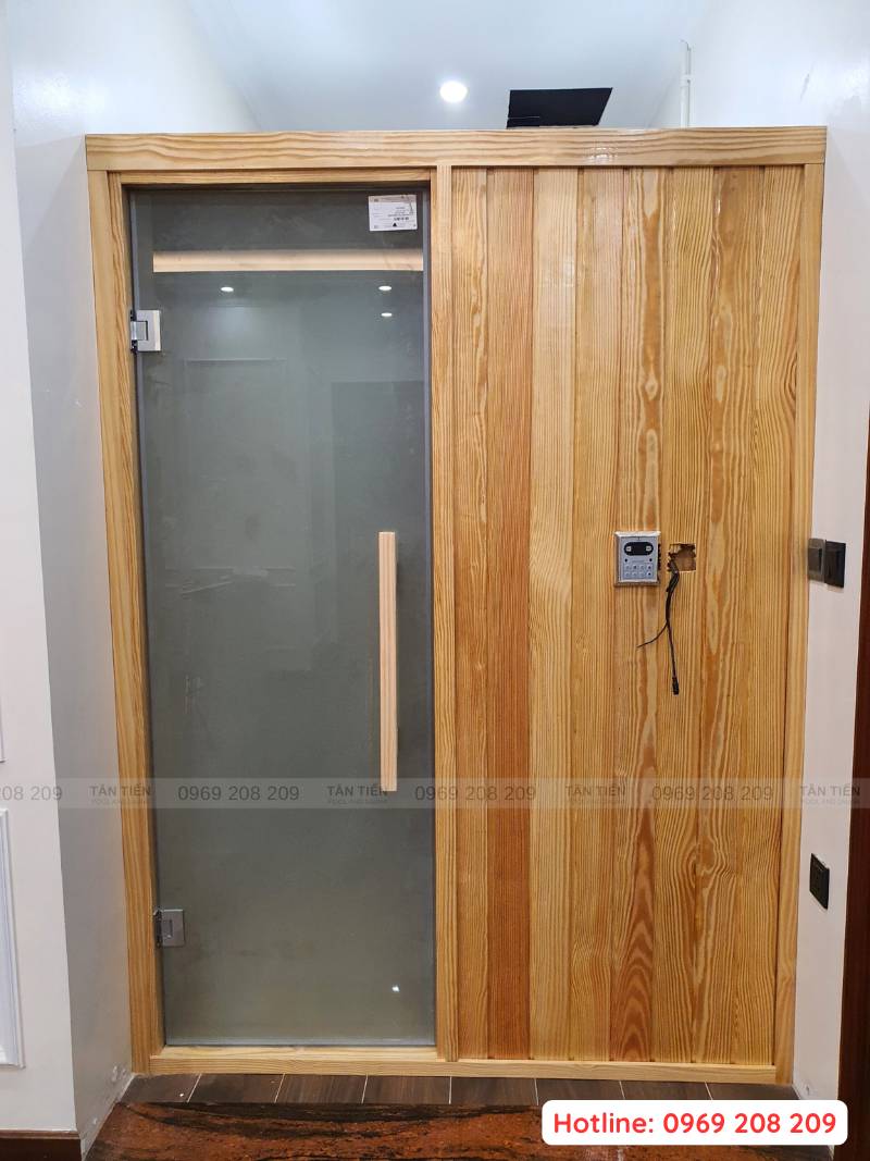 Thi công phòng xông khô Hồ Xương Rồng, Thái Nguyên