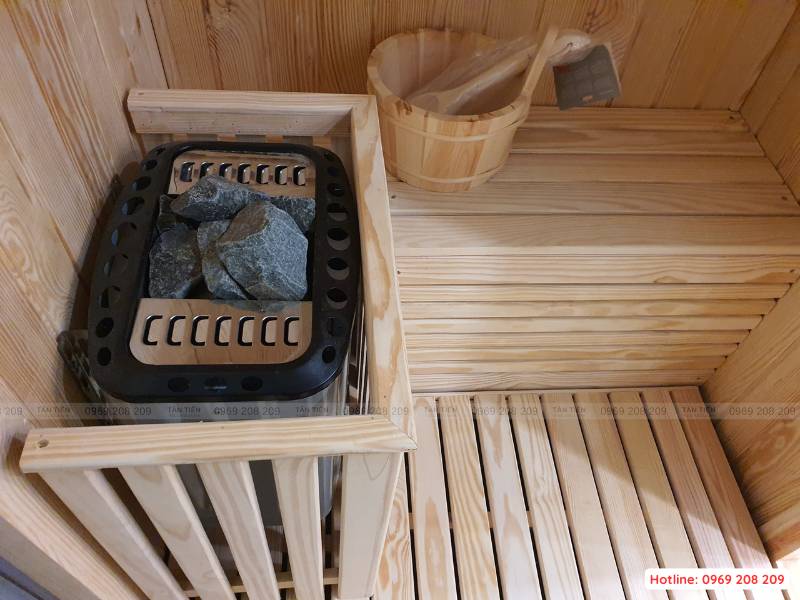 Thi công phòng xông khô Hồ Xương Rồng, Thái Nguyên