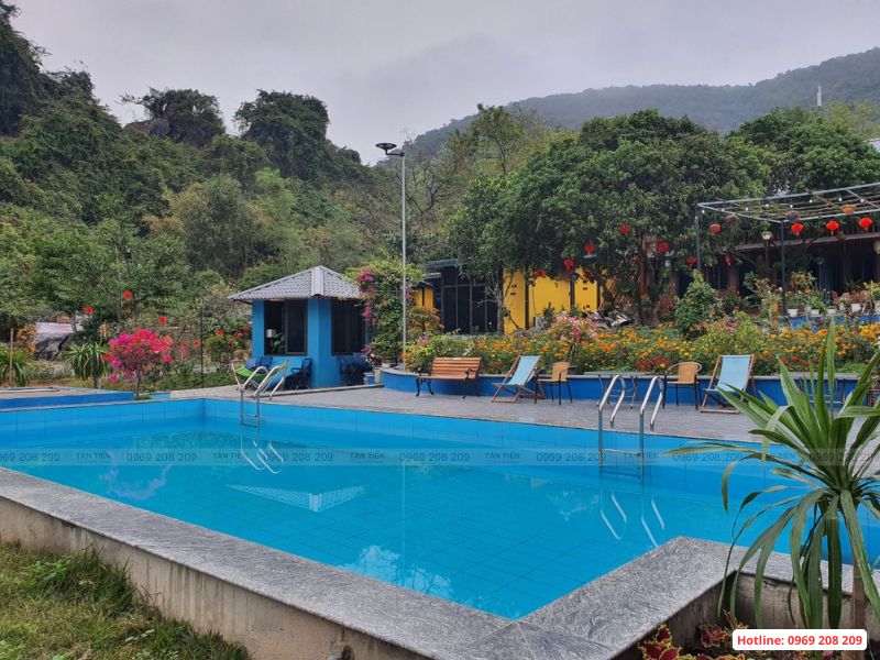 Thi công bể bơi tại Hải Phòng - Tân Tiến Pool Sauna
