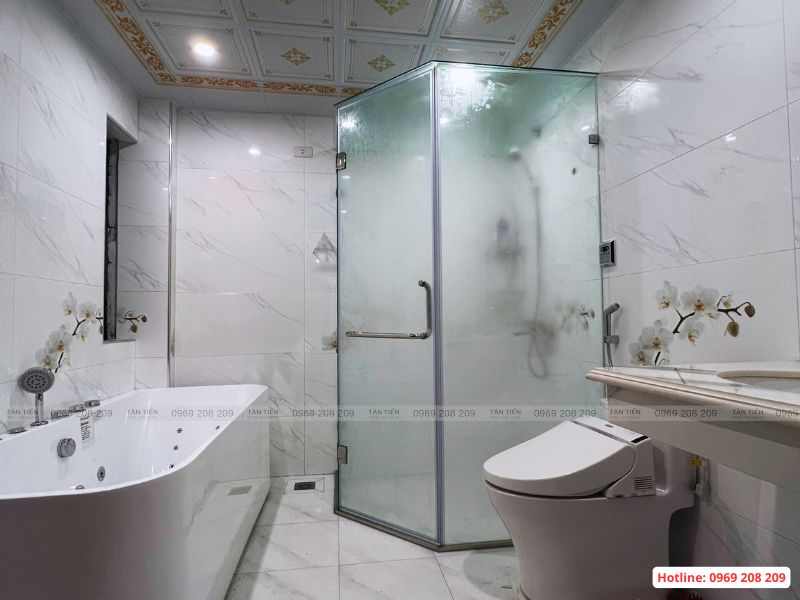 Lắp đặt phòng xông ướt tại Long Biên, Hà Nội