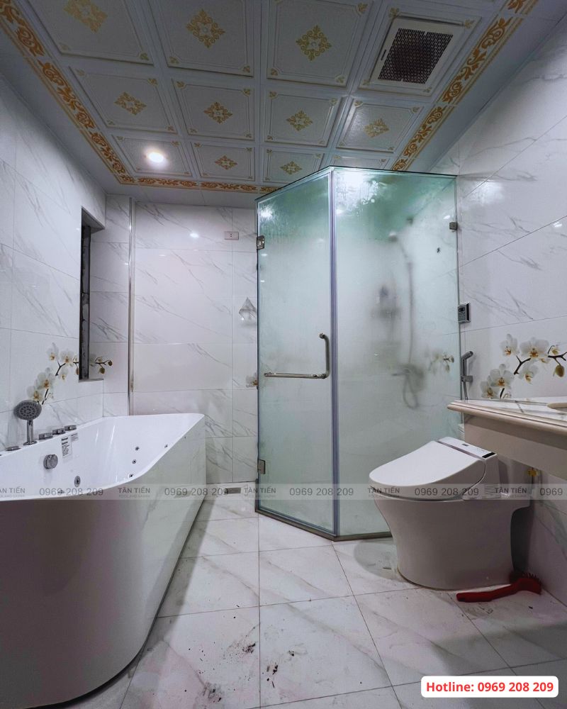 Lắp đặt phòng xông ướt tại Long Biên, Hà Nội