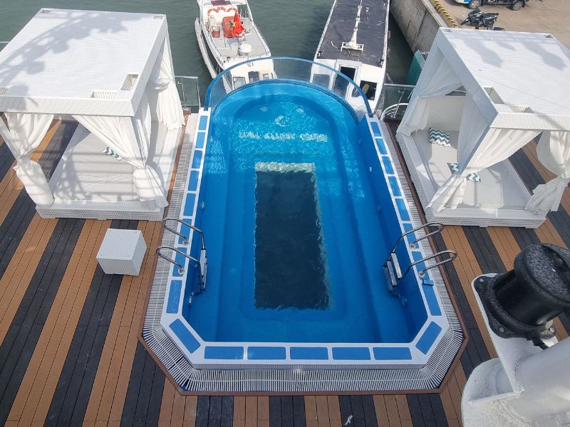 Thi công bể bơi tại Hạ Long