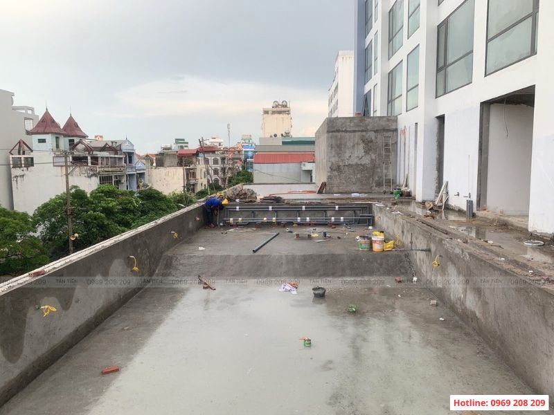 Thi công bể bơi khách sạn tại Quảng Ninh