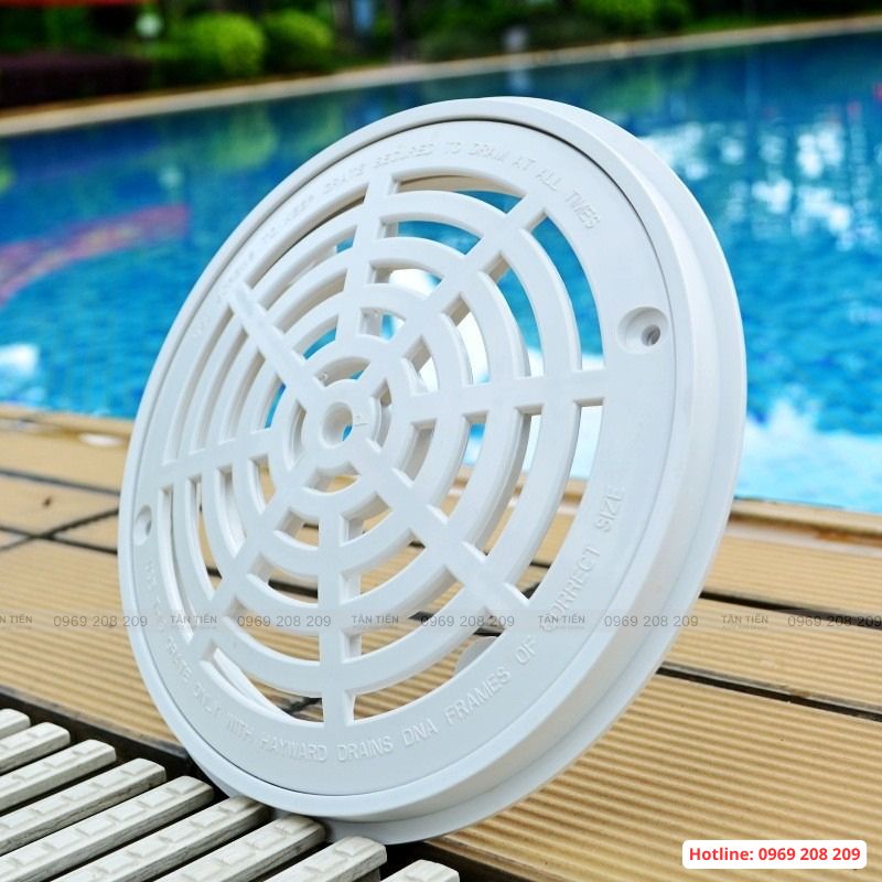 Nắp thu đáy bể bơi hình tròn