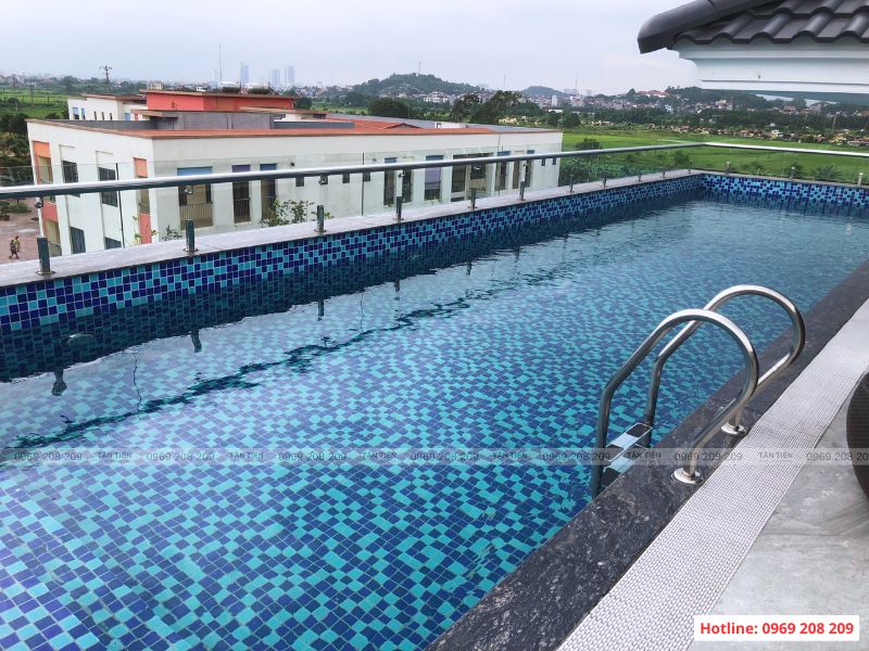 Thi công bể bơi chú Hưng Bắc Ninh
