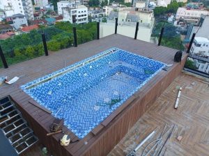 Thi công bể bơi composite đúc sẵn trọn gói