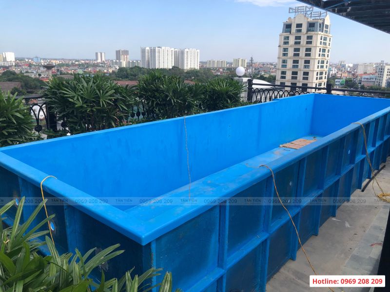 Công nghệ thi công bể bơi composite đúc sẵn hiện đại - Báo giá thi công trọn gói Thi công bể bơi composite