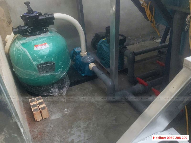 Công nghệ thi công bể bơi composite đúc sẵn hiện đại - Báo giá thi công trọn gói Thiết bị lọc nước bể bơi