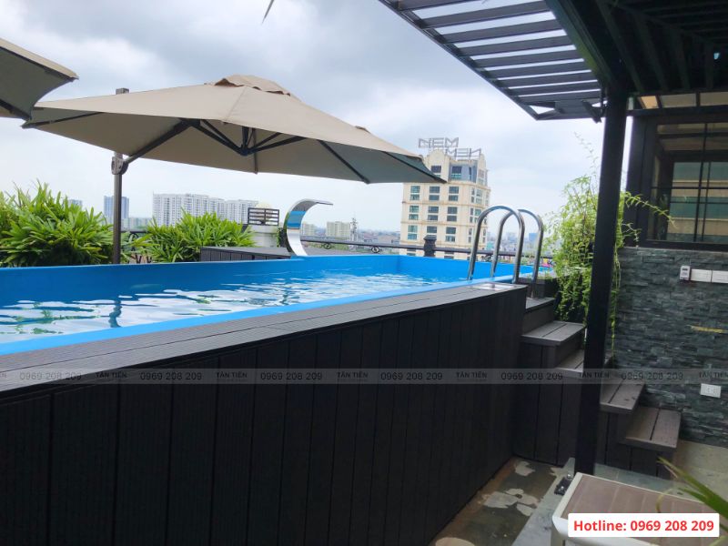 Công nghệ thi công bể bơi composite đúc sẵn hiện đại - Báo giá thi công trọn gói Thiết kế và thi công bể bơi composite