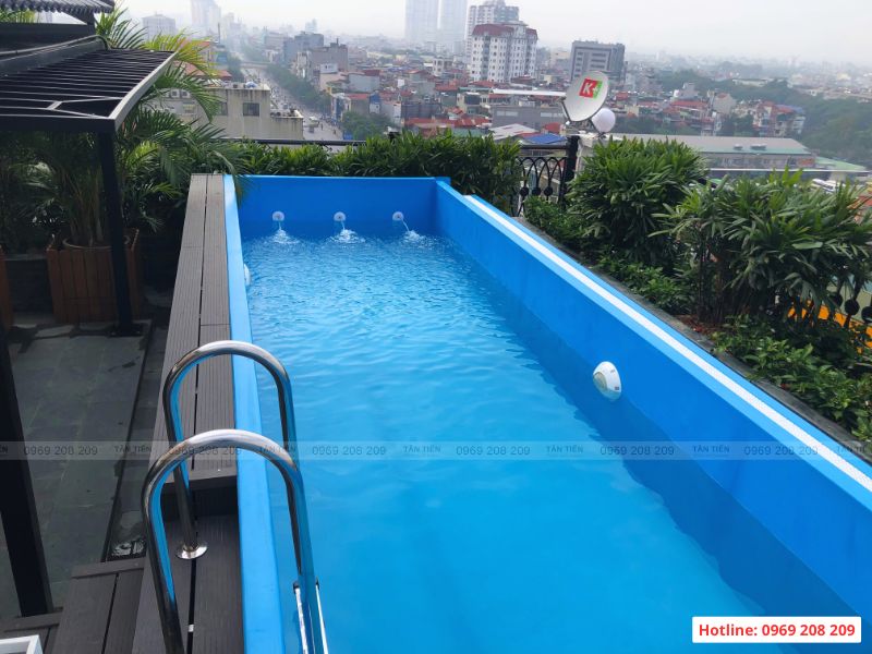 Công nghệ thi công bể bơi composite đúc sẵn hiện đại - Báo giá thi công trọn gói Thi công bể bơi composite đúc sẵn