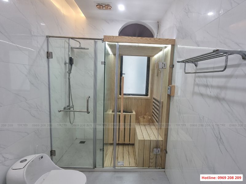 Phòng xông hơi khô và ướt mini cho gia đình