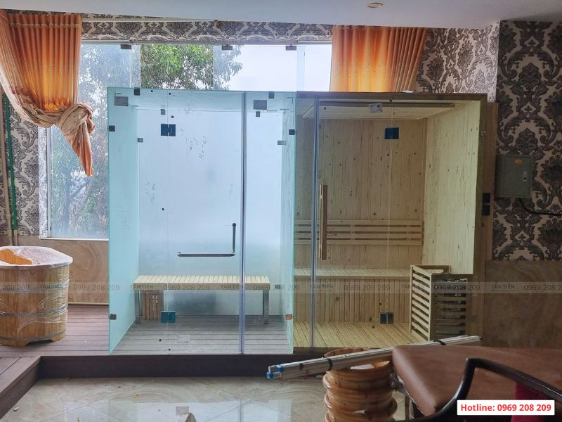 Phòng xông hơi khô ướt spa tại Thái Nguyên