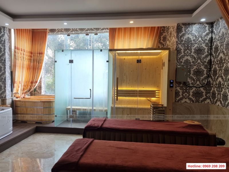 Thi công và lắp đặt phòng xông hơi tại Thái Nguyên