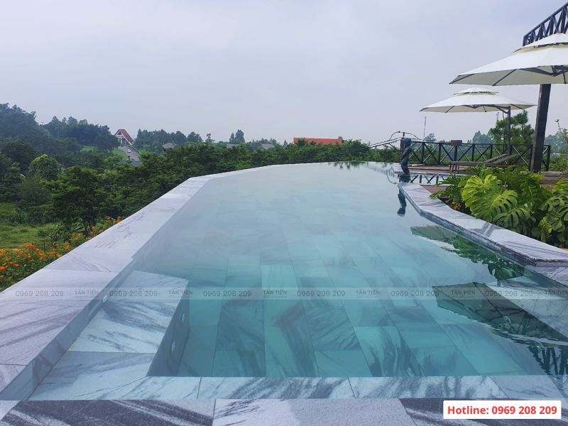 Thiết kế và thi công bể bơi vô cực
