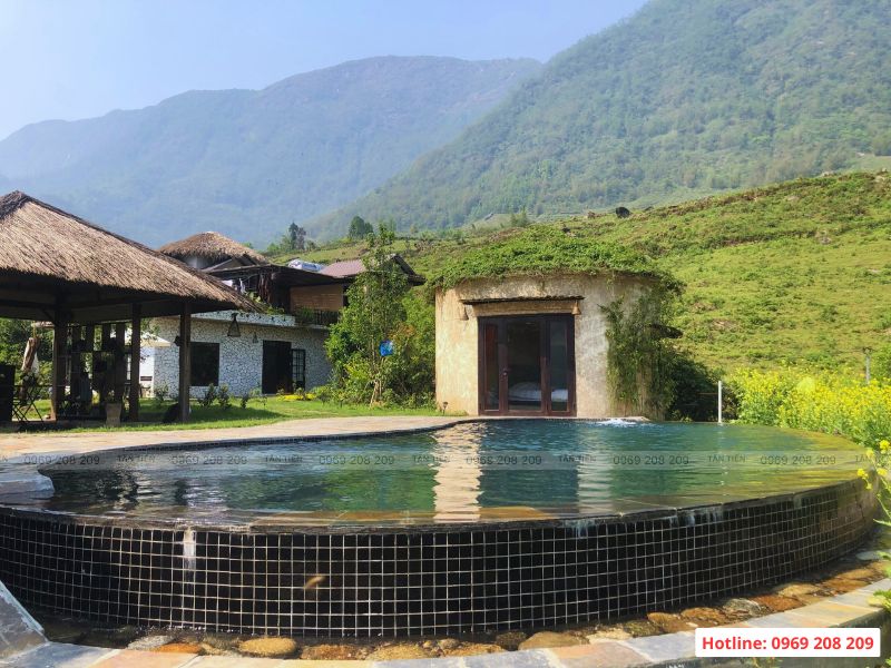 Thiết kế và thi công bể bơi vô cực 