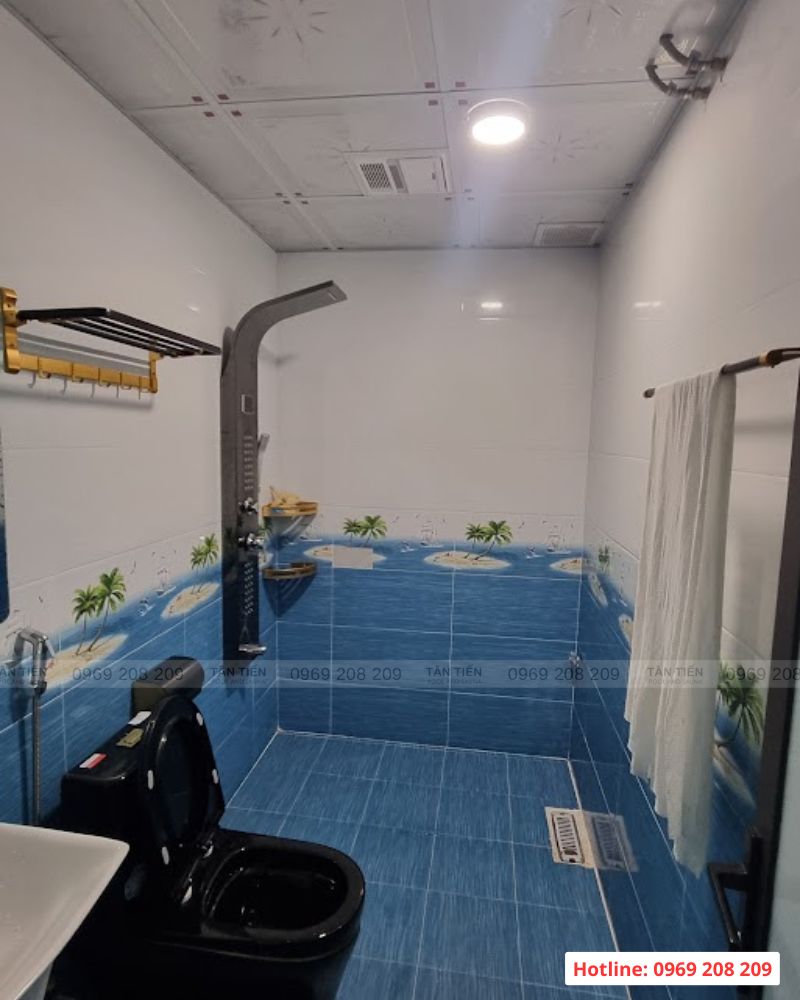 Nâng cấp phòng tắm thành không gian xông hơi ướt tiện nghi tại Bắc Giang Khảo sát không gian lắp đặt phòng xông hơi ướt