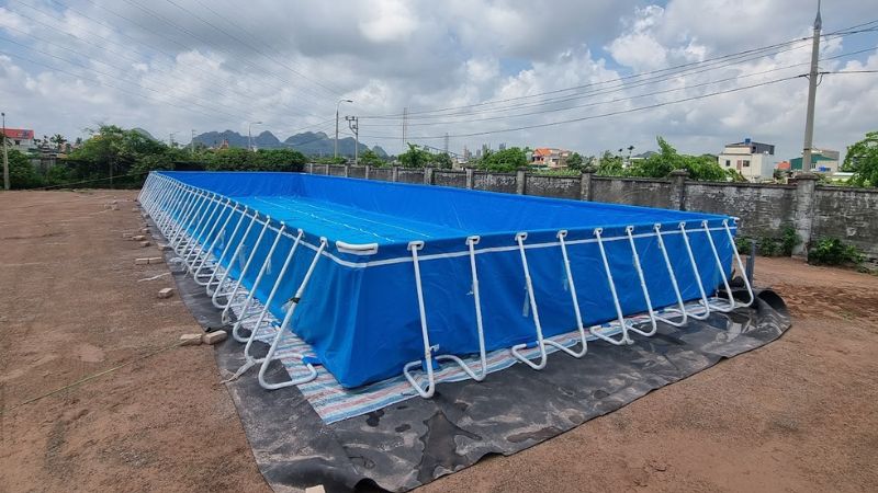 Bể bơi bạt trường học quảng ninh