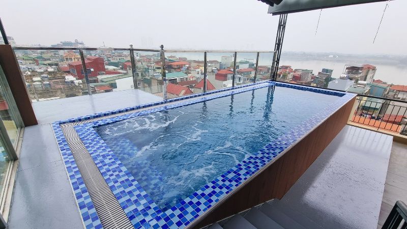 Bể bơi composite khách sạn HN