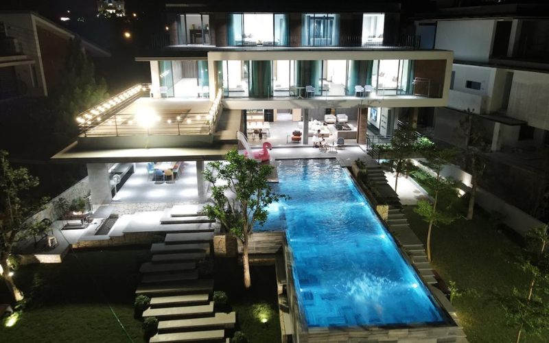 Bể bơi villa Tam Đảo - Tân Tiến