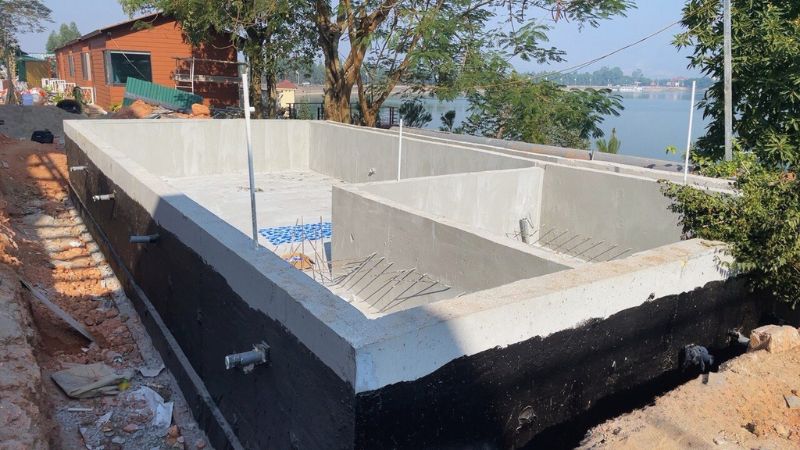 Đổ bê tông bể bơi