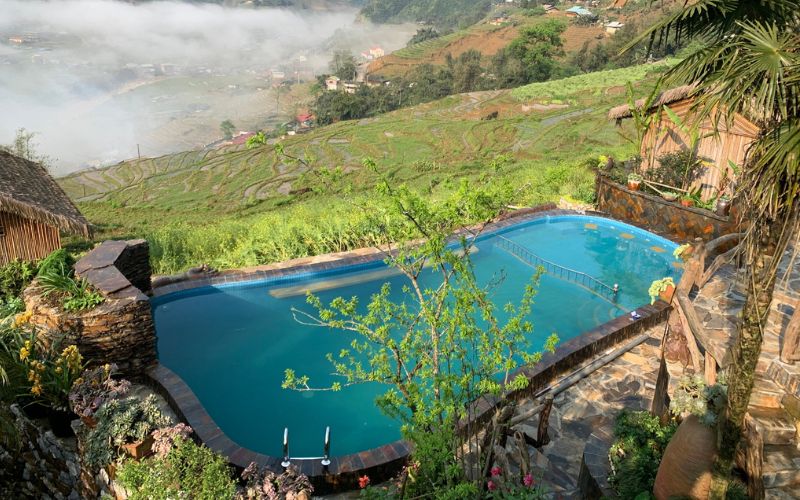 Bể bơi Sapa Eco Palm House