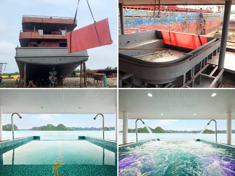 Thi công bể sục Hạ Long
