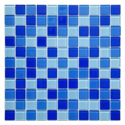 Gạch mosaic thủy tinh trộn màu viên nhỏ