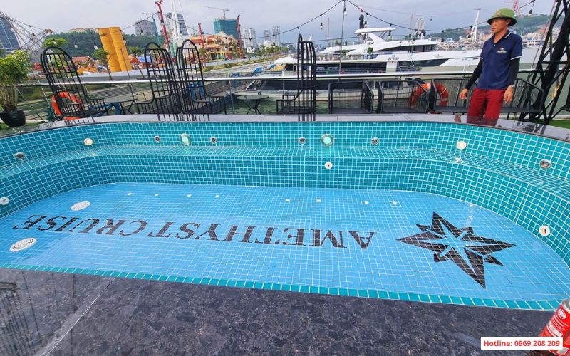 nâng cấp công nghệ bể sục amethyest Cruise Hạ Long