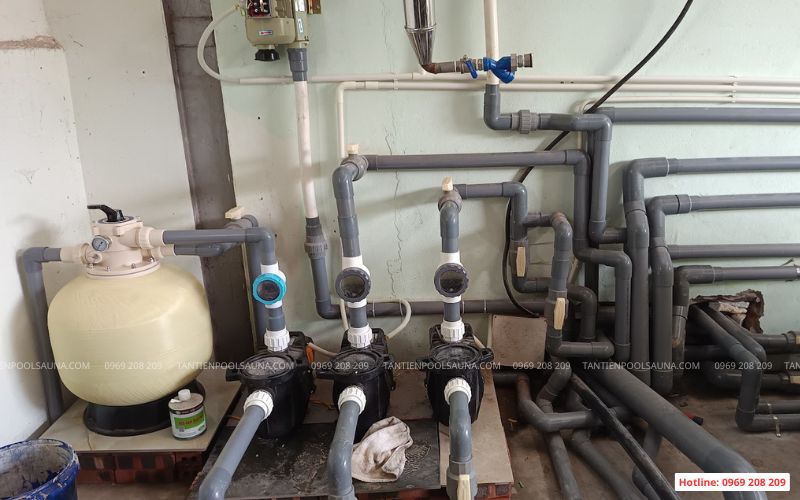 Thiết bị cho bể sục tròn