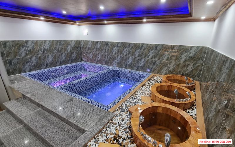 Thi công bể sục nóng lạnh cho spa tại Ân Thi, Hưng yên