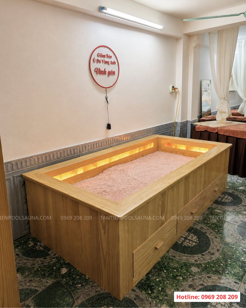 Bồn ủ ngọc ngũ hành cho spa tại Vĩnh Yên
