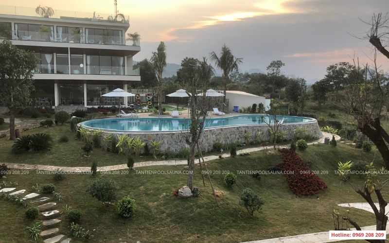 Bể bơi kinh doanh melody tại lương sơn