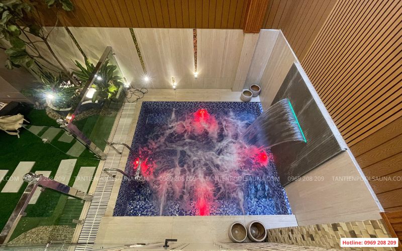 Bể sục nước nóng thi công tại Hà Nội