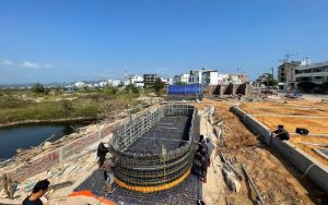 Thi công bể bơi khách sạn tại Quan Lạn, Quảng Ninh