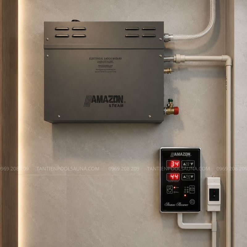 Phòng xông hơi ướt Heateax STR04 Máy xông hơi ướt Amazon