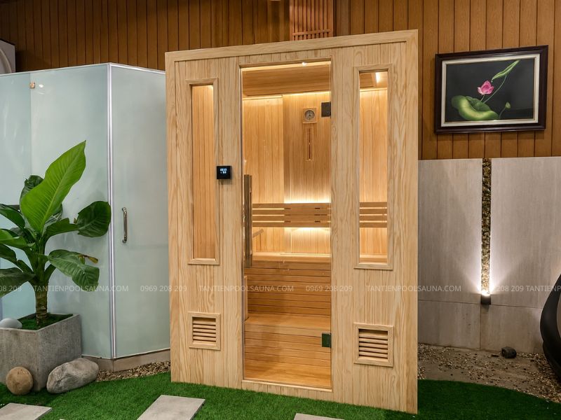 Gỗ thông Mỹ không mắt cao cấp Phòng xông khô gia đình