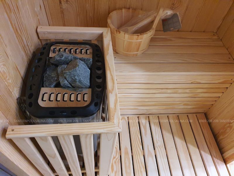 Gỗ thông Mỹ không mắt cao cấp Khung bao máy xông hơi bằng gỗ Mỹ