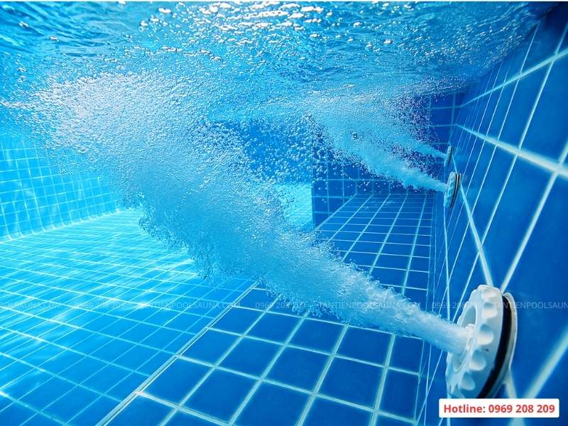 Bể bơi điện phân muối là gì? Cấu tạo, nguyên lý hoạt động, ưu nhược điểm và chi phí đầu tư Đầu trả nước bể bơi