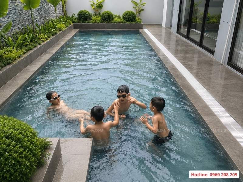 Bể bơi điện phân muối là gì? Cấu tạo, nguyên lý hoạt động, ưu nhược điểm và chi phí đầu tư Bể bơi điện phân muối