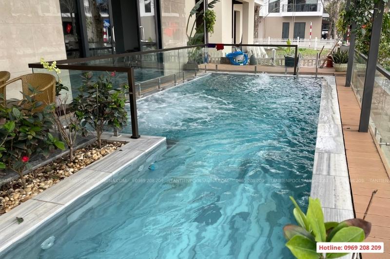 Bể bơi điện phân muối là gì? Cấu tạo, nguyên lý hoạt động, ưu nhược điểm và chi phí đầu tư Bể bơi villa biệt thự Hải Dương