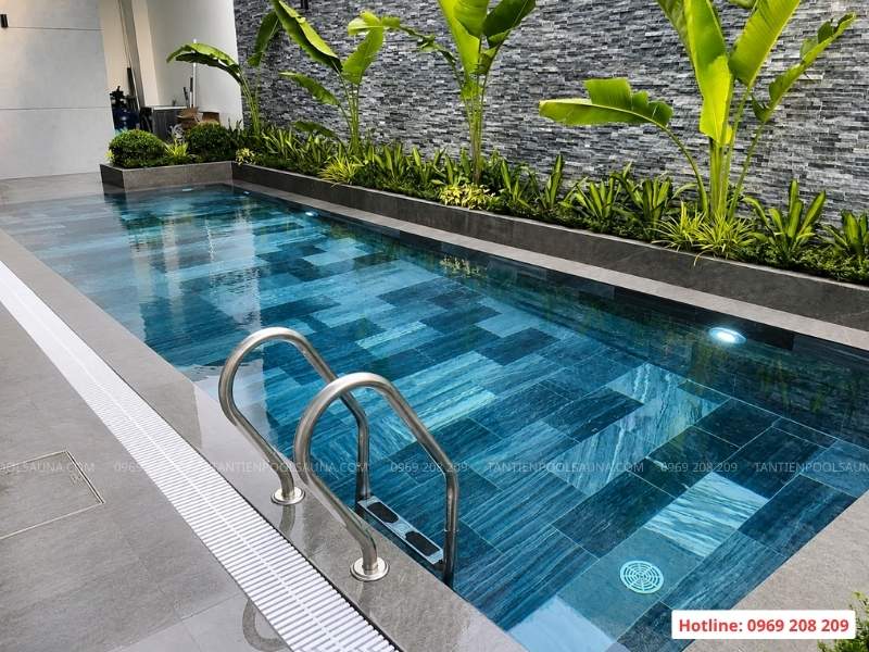 Bể bơi điện phân muối là gì? Cấu tạo, nguyên lý hoạt động, ưu nhược điểm và chi phí đầu tư Bể bơi gia đình đẹp tại Hải Phòng