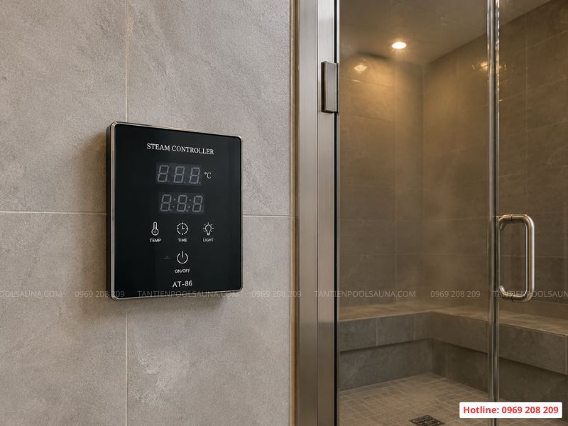 Máy xông hơi ướt ALEKO AT Bảng điều khiển máy xông hơi ướt Aleko AT