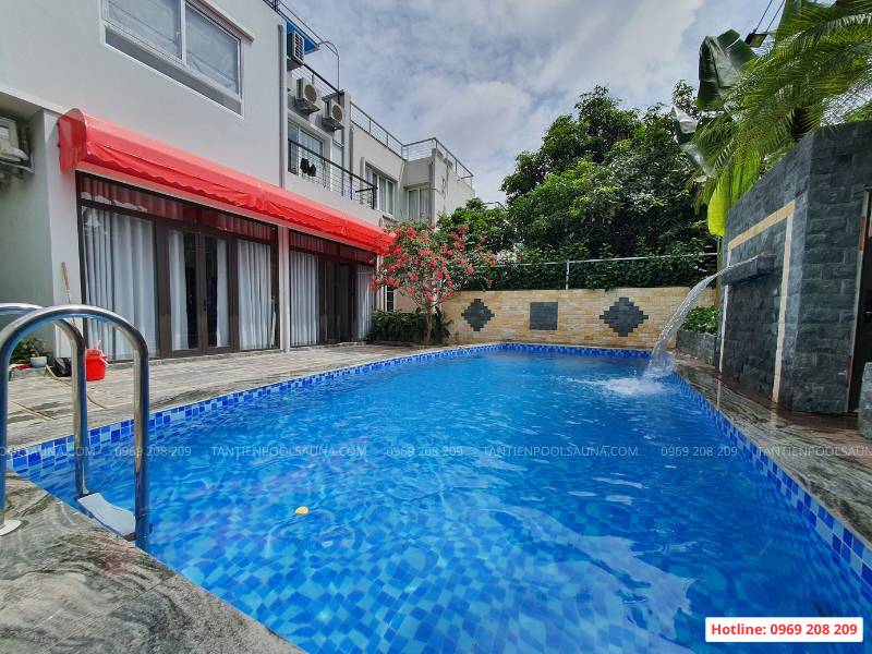 Thi công bể bơi gia đình trọn gói: Báo giá, quy trình và kinh nghiệm thực tế Bể bơi gia đình tại KĐT Xanh Villa, Hà Nội
