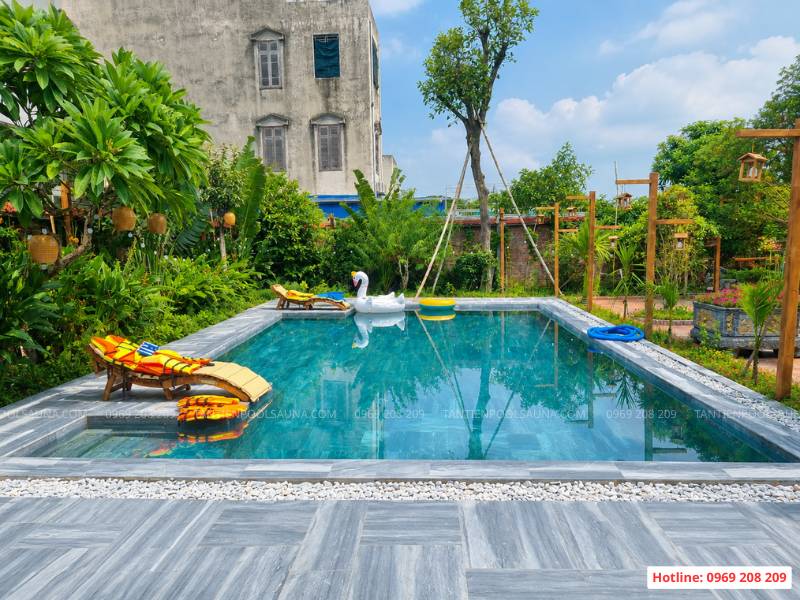 Thi công bể bơi gia đình trọn gói: Báo giá, quy trình và kinh nghiệm thực tế Thi công và hoàn thiện bể bơi gia đình tại TP Nam Định