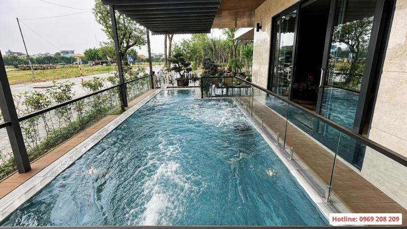 Thi công bể bơi gia đình trọn gói: Báo giá, quy trình và kinh nghiệm thực tế Bể bơi gia đình tại Hải Dương