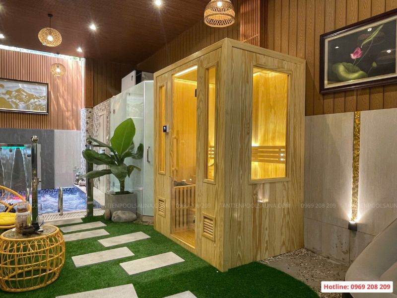 Triển khai phòng xông hơi gia đình tại Hoàng Đạo Thành, Hà Nội Phòng xông hơi khô gia đình tại Hoàng Đạo Thành, Hà Nội